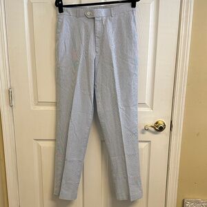 NWOT Alan Flusser Men's Seersucker Pants 32x32